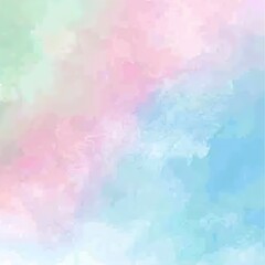 Wall Mural - Soft pastel color palette (light pink, blue, green). Background image that makes it easy to edit text 