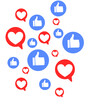 © Ferina - Like and love social media notifications