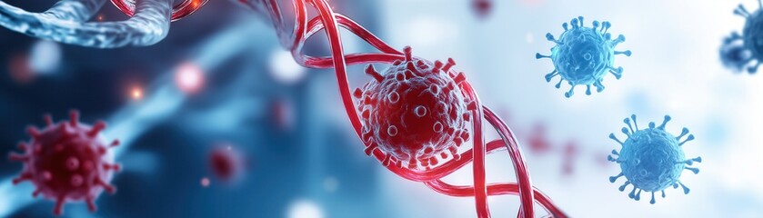 Poster - Advanced Genetic Research Interface with Holographic DNA Representation