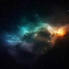 nebulae and stars painted across the cosmos