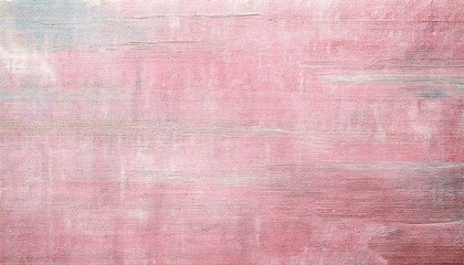 Poster - soft pink abstract canvas painting with subtle texture, perfect for minimalistic decor and artistic background