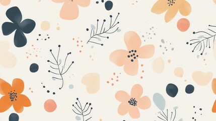 Poster - Creating a clean and simple abstract pattern digital art online minimalist design modern aesthetic