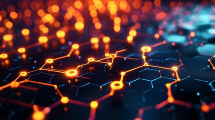 Poster - Exploring semiconductor nanoparticles laboratory scientific image macro environment detailed view innovative technology