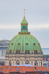 Sticker - Dome of Fredericks Church at Copenhagen, Denmark