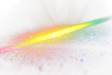 Poster - Rainbow glitter sparkle light.