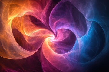 Poster - Abstract swirling colors create a mesmerizing, vibrant, and dynamic visual experience.