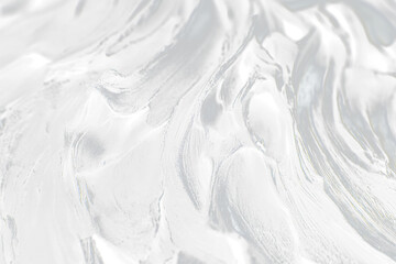 Poster - Abstract Transparent  and white paint texture.