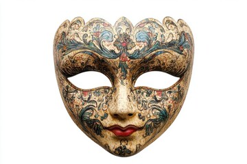 Wall Mural - Ornate Venetian Mask Detailed Floral Design