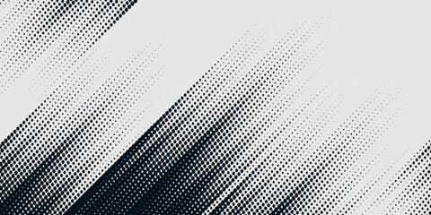 Fototapete - Dots halftone white and blue color pattern gradient grunge texture background. Dots pop art comics sport style vector illustration halftone. modern