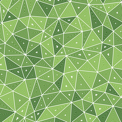 Poster - geometric background. medium triangles size. multiple repeated inner triangles. mono tone style. rep