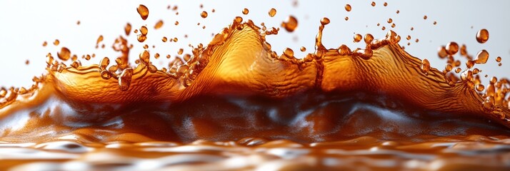 Poster - stunning splashes of liquid captured in vibrant detail and dynamic movement for advertising purposes