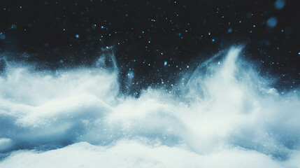 Aufkleber - Blizzard and swirling snowstorm background for winter design projects