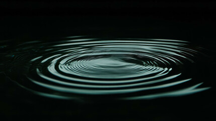 Poster - Tranquil ocean scene with gentle ripple patterns for relaxation and design