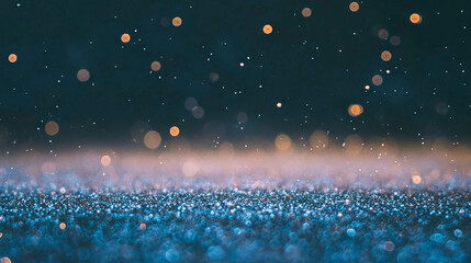 Aufkleber - Enchanting glitter dust background with subtle floating particles for festive design