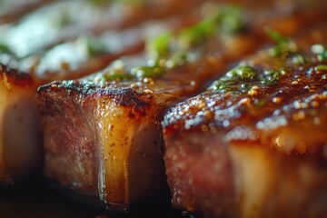 Poster - A close-up shot of various dishes on a plate