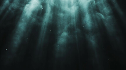 Poster - Enchanting glow of drifting particles for ethereal design and inspiration