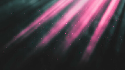 Aufkleber - Ethereal background with drifting glowing particles in motion for creative design