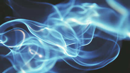 Poster - Ethereal drifting light orbs with soft glowing background for design and decoration