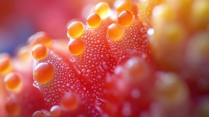 Poster - A close-up shot of a bouquet of vibrant orange and yellow flowers