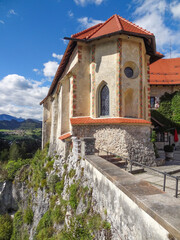 Wall Mural - Impression of Bled Castle