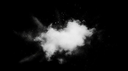 Poster - Dramatic background with falling ash, embers, and smoke for design projects