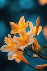 Poster - A close-up shot of a beautiful bouquet of yellow flowers