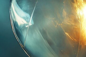 Poster - A bright light with a soft focus in the background, great for use as a symbol or accent