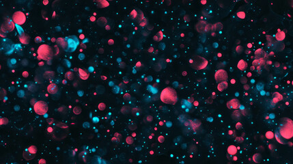 Poster - Abstract fractal patterns with intricate details and falling shapes for creative background design