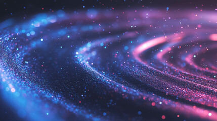 Aufkleber - Mystical swirling glitter background for festive and creative designs