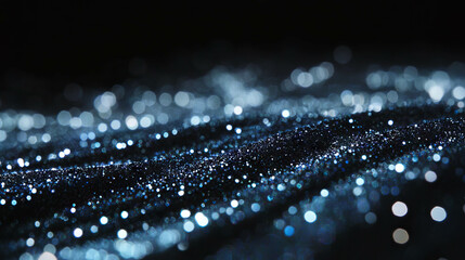 Poster - Sparkling glitter particles background for festive design and decoration