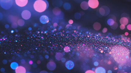 Poster - Sparkling glitter with light refraction abstract background for festive design