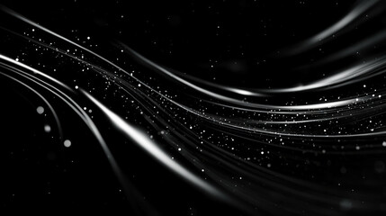 Poster - Abstract background of falling magnetic field lines for modern design