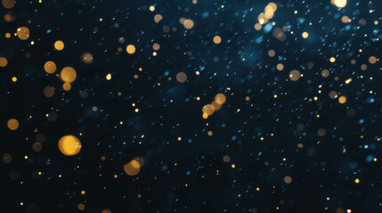 Poster - Mesmerizing rainfall with subtle light reflections for atmospheric backgrounds