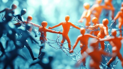 Poster - Resilient leadership inspires teams during crises.