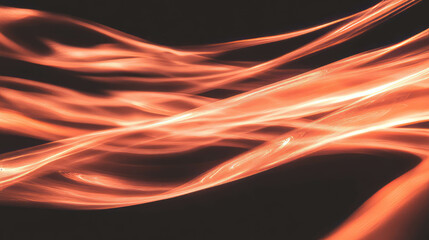 Poster - Dynamic spiral of fire sparks with flowing energy for abstract background design