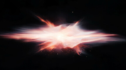 Aufkleber - Dynamic background of blurred fire sparks with motion effect