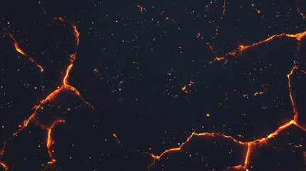 Poster - Fiery background with glowing embers for dramatic and intense designs