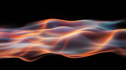 Poster - Intense heat haze effect with fiery background for dramatic visuals