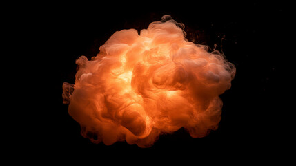 Poster - Dynamic background of roaring flames for intense design concepts