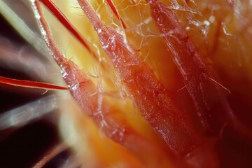 Poster - A close-up shot of a plant with thick, hairy leaves