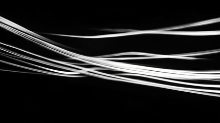 Poster - Abstract background with floating light beams and dynamic contrast for modern design