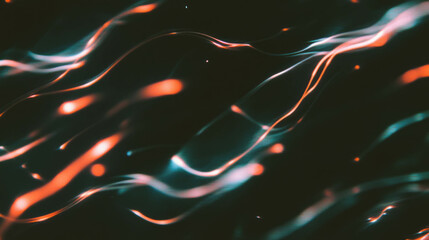 Aufkleber - Abstract light beams and contrasting energy background for digital design