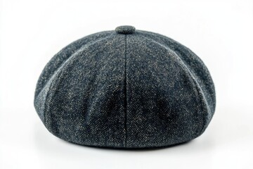 Leinwandbilder - A blue hat sits on a plain white background, ready for use