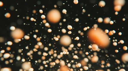 Aufkleber - Surreal background of floating quinoa grains in motion