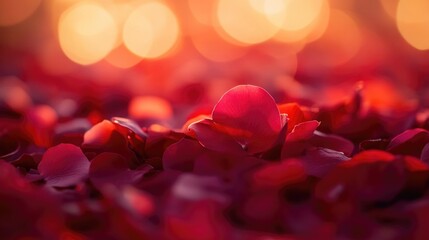 Poster - Close-up shot of a bouquet of bright red flowers