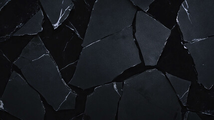 Poster - Abstract ice background with cracks and dark shadows for winter design