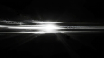Poster - Dynamic lightning background with bright white light streaks for digital design