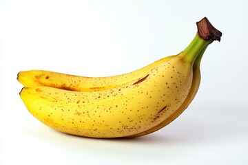 Poster - A pair of bananas sit together, ripe and yellow