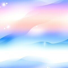Poster - Soft pastel colors blend harmoniously in a gradient, creating a serene background perfect for various creative applications SEAMLESS PATTERN