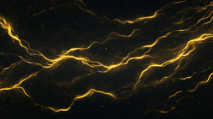 Poster - Dynamic background of rising sparks and bright yellow flash for energy concepts